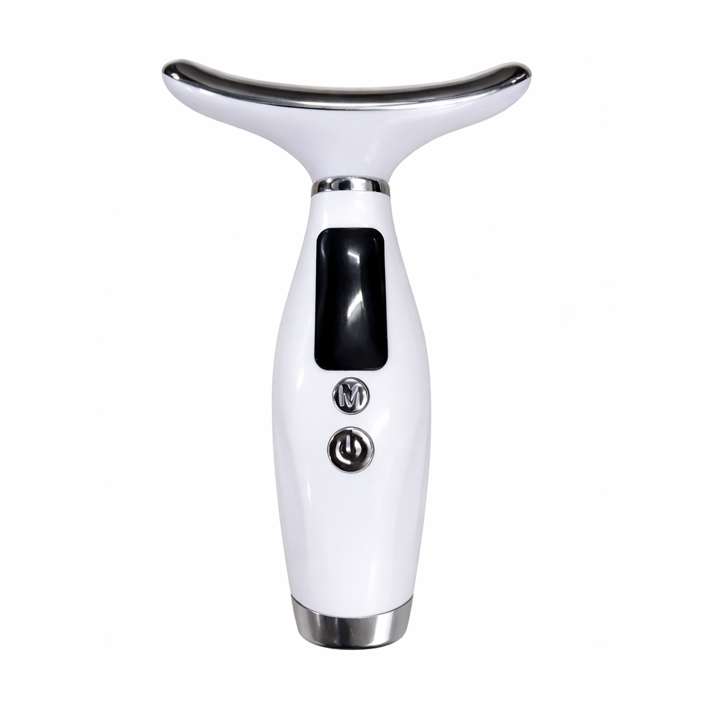 7 in 1 Neck & Face Massager, USB Rechargeable Neck Massage Tool, Constant Temperature Heating & Vibration Beauty Instrument, Face Lifting Device, Perfect Gift for Women