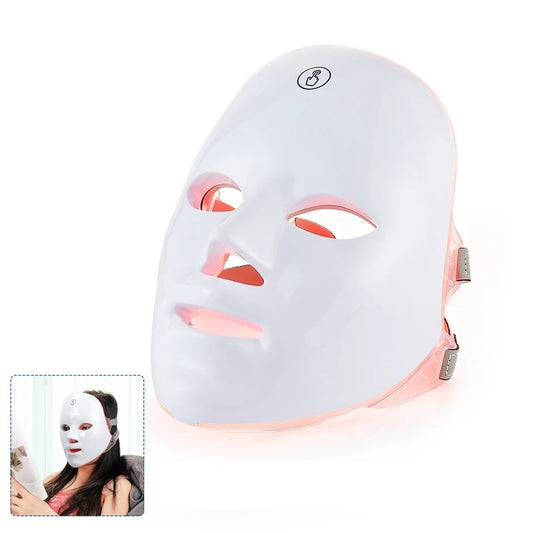 7-Color LED Light Therapy Face Mask – Anti-Aging Skin Rejuvenation Device