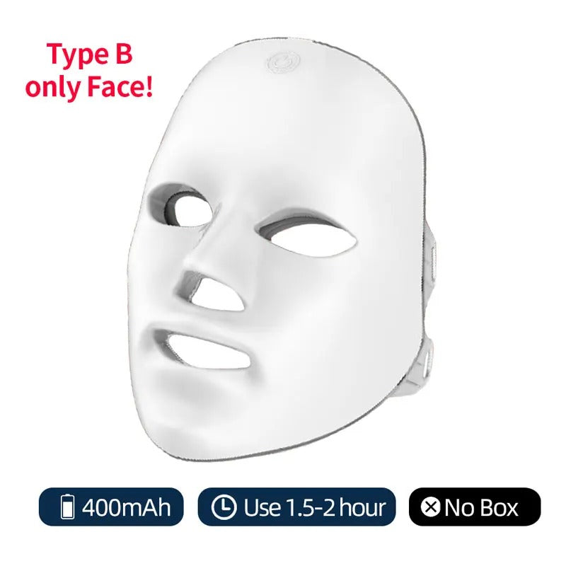 7-Color LED Light Therapy Face Mask – Anti-Aging Skin Rejuvenation Device